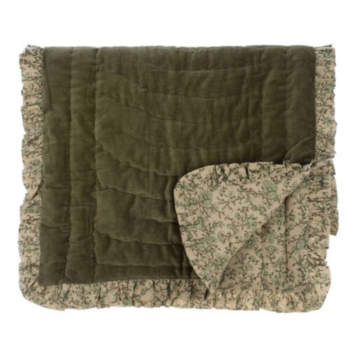 Alternative view of Blanc Mariclò Fondo Letto Double Face 70x270 Petali Velluto