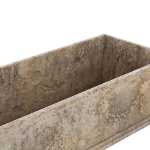 Blanc Mariclò Contenitore Porta Piante 60x20x15 Antiqua Domus - immagine 4