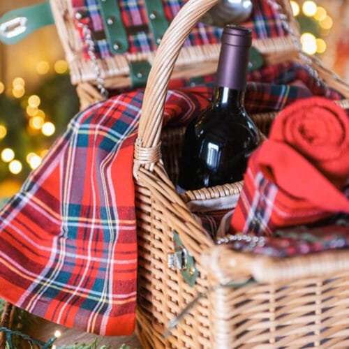 Blanc MariClò Cesta de picnic de ratán 43x29x22 cm 9 A38988 2