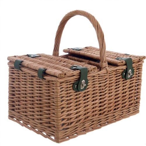 Blanc MariClò Cesta de picnic de ratán 43x29x22 cm 10 A38988 3