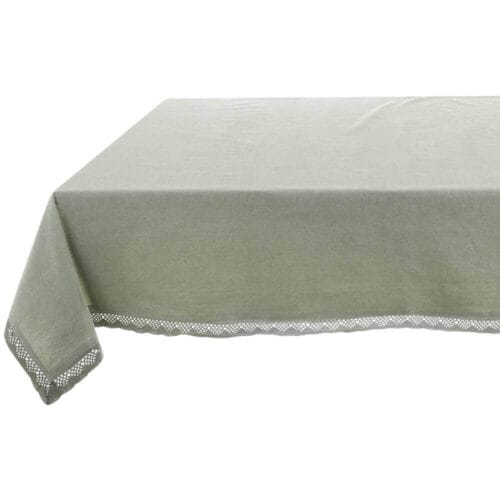 Alternative view of Blanc Mariclo Tovaglia Infinity Verde con Pizzo 150x180 cm