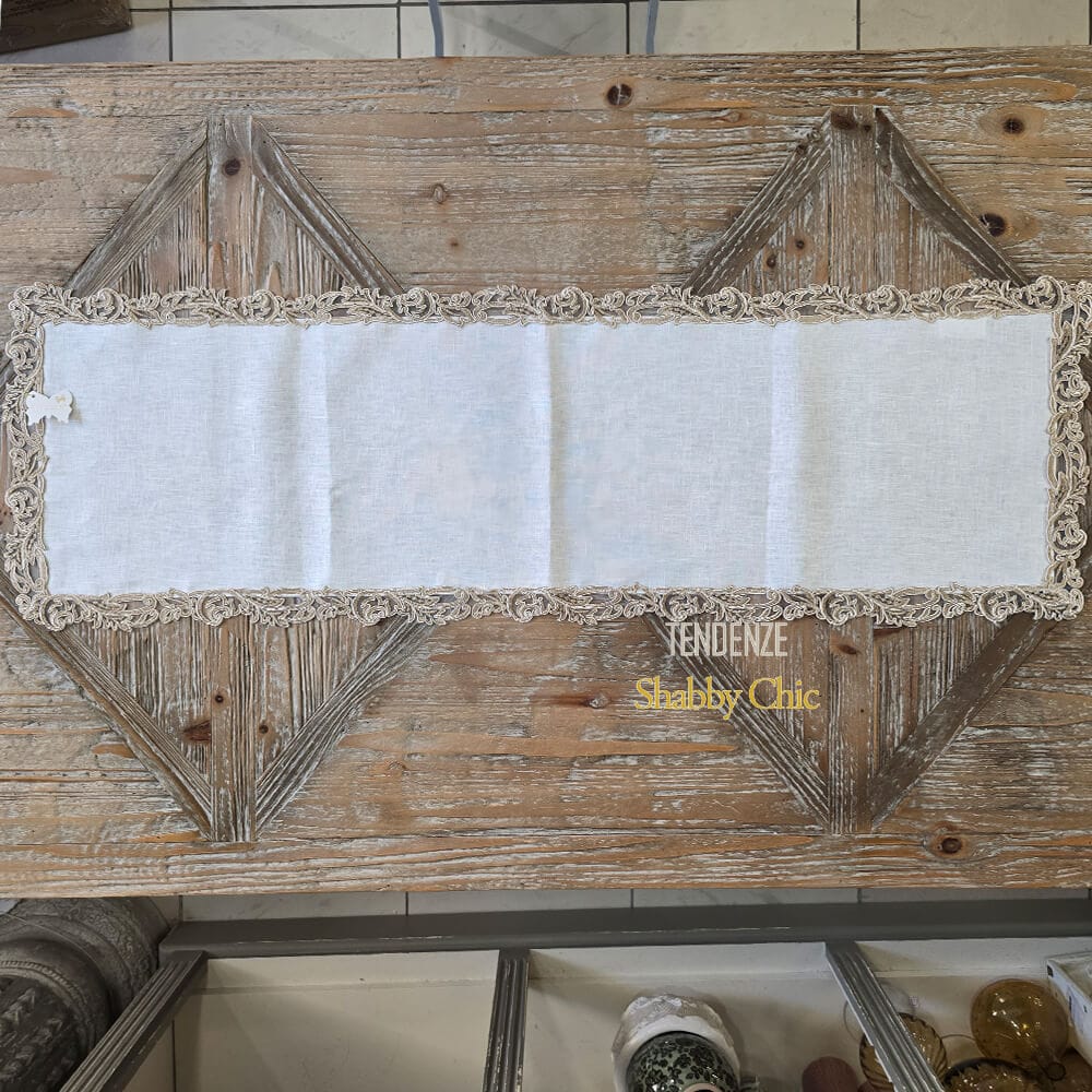FANSU Runner Da Tavola Etnico, Mandala Boho Fatto A Mano Cotone E Lino Con Nappe Decorazione Moderno Nordico 1071831