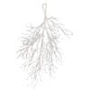Festone bianco con stelle e brillantini natalizi 53 cm