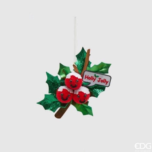 EDG Addobbo Tessuto Vintage H 15 cm – 4 Varianti - 1