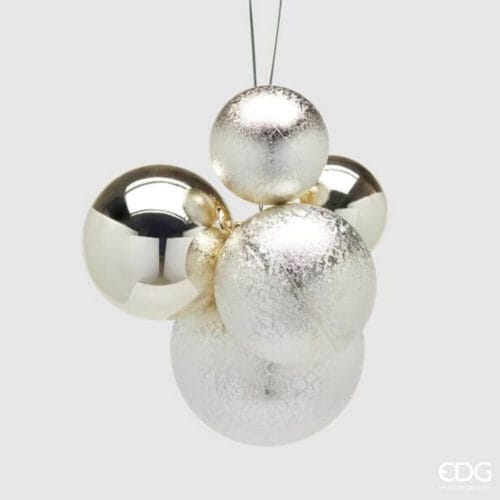 EDG Set 5 Sfere Grappolo GrooveMix Champagne