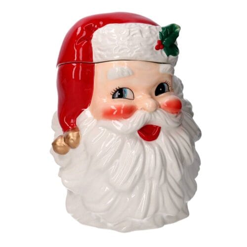 Barattolo Babbo Natale in ceramica h 30 cm - immagine 4