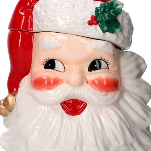Barattolo Babbo Natale in ceramica h 30 cm - immagine 3