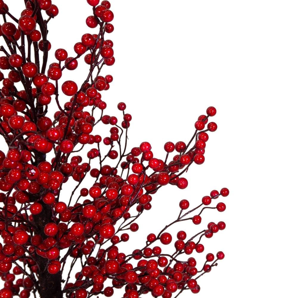 Albero con bacche rosse H 80 cm - immagine 4
