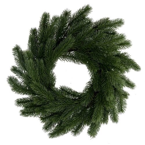 Ghirlanda fuori porta pino effetto naturale ø50 cm