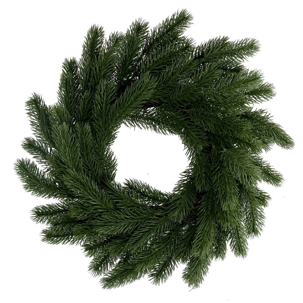 Ghirlanda fuori porta pino effetto naturale ø50 cm