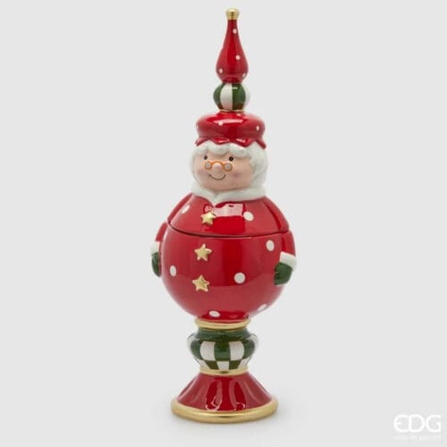 EDG Contenitore Mamma Natale H 47 cm