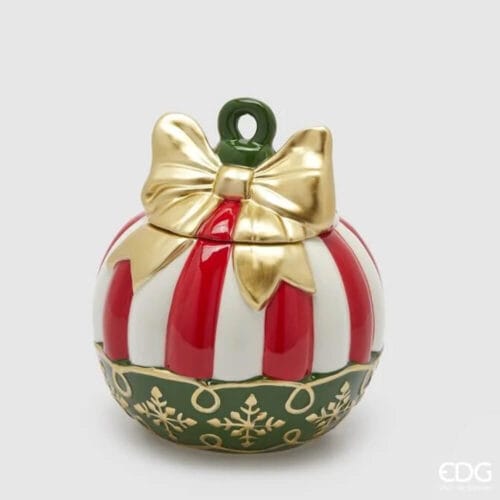 Alternative view of EDG Contenitore Palla Xmas H 21cm