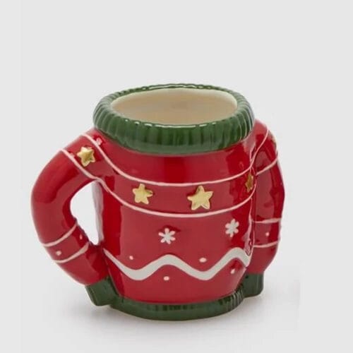Alternative view of EDG Set 2 Tazze Maglione Natalizio H12 D15,5 cm