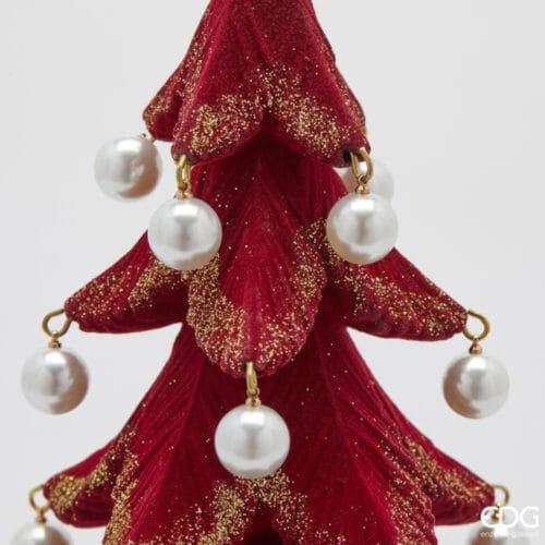 Alternative view of EDG Albero Natale Velluto Rosa con Perle H 36 cm