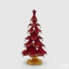 EDG Albero Natale Velluto Rosa con Perle H 36 cm