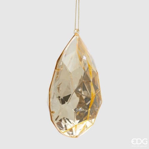 Alternative view of EDG Diamante da Appendere Champagne H 15 cm