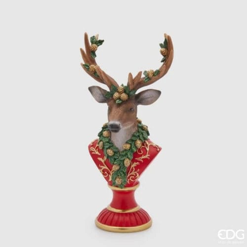 EDG Decoro Renna Natalizia H 33 cm
