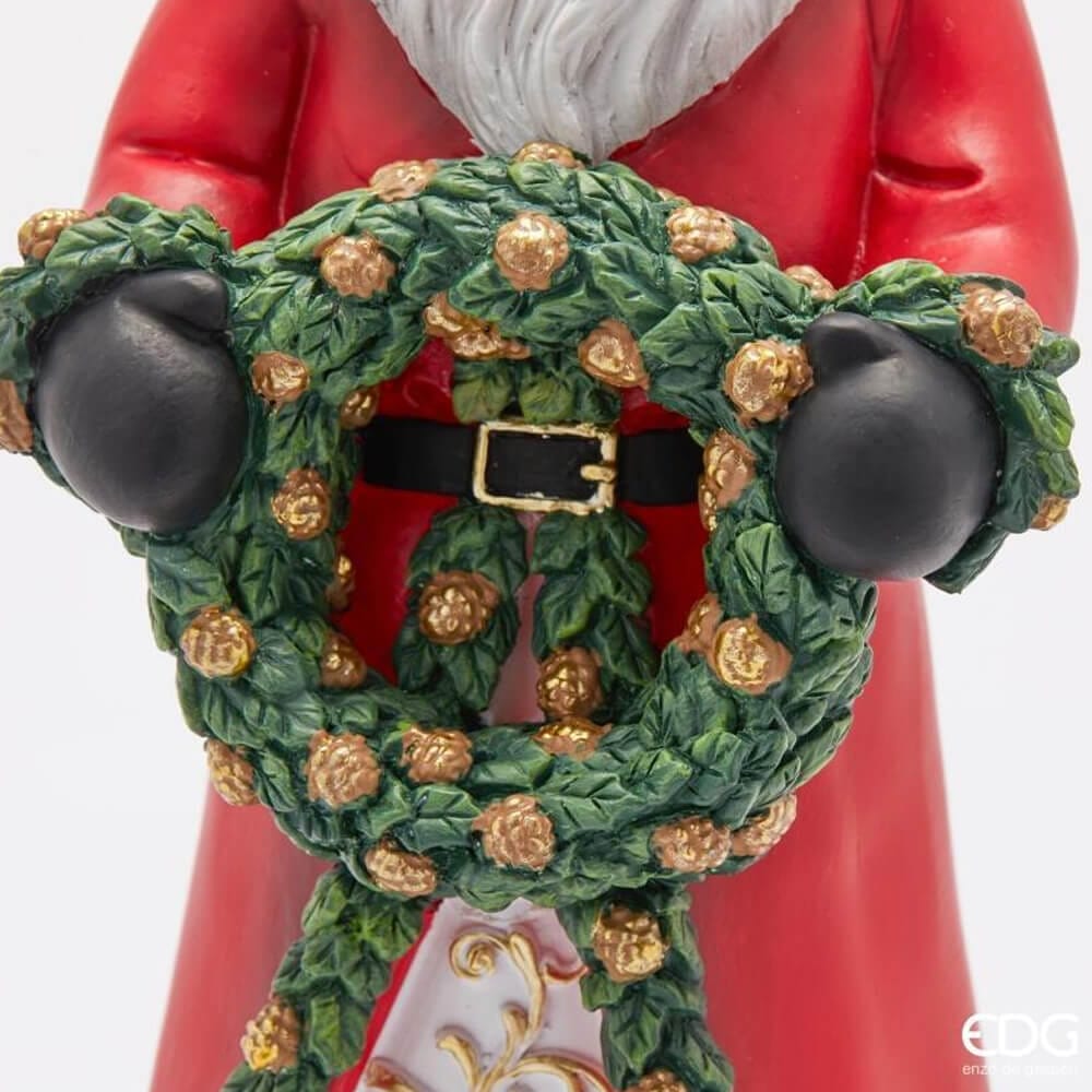 EDG Père Noël avec guirlande H 39 cm Noël classique – Image 2