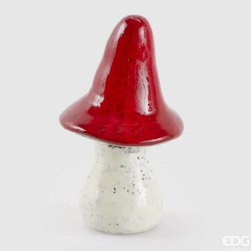 EDG Champignon décoratif en céramique H 18 cm