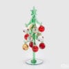 EDG Pino in Vetro con Decori H 26 cm