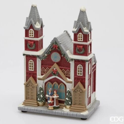 Alternative view of EDG Chiesa Villaggio Natale LED H28,5