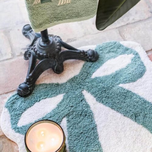 Alternative view of Tapis Blanc MariClò Fiocco Green 50x60 cm