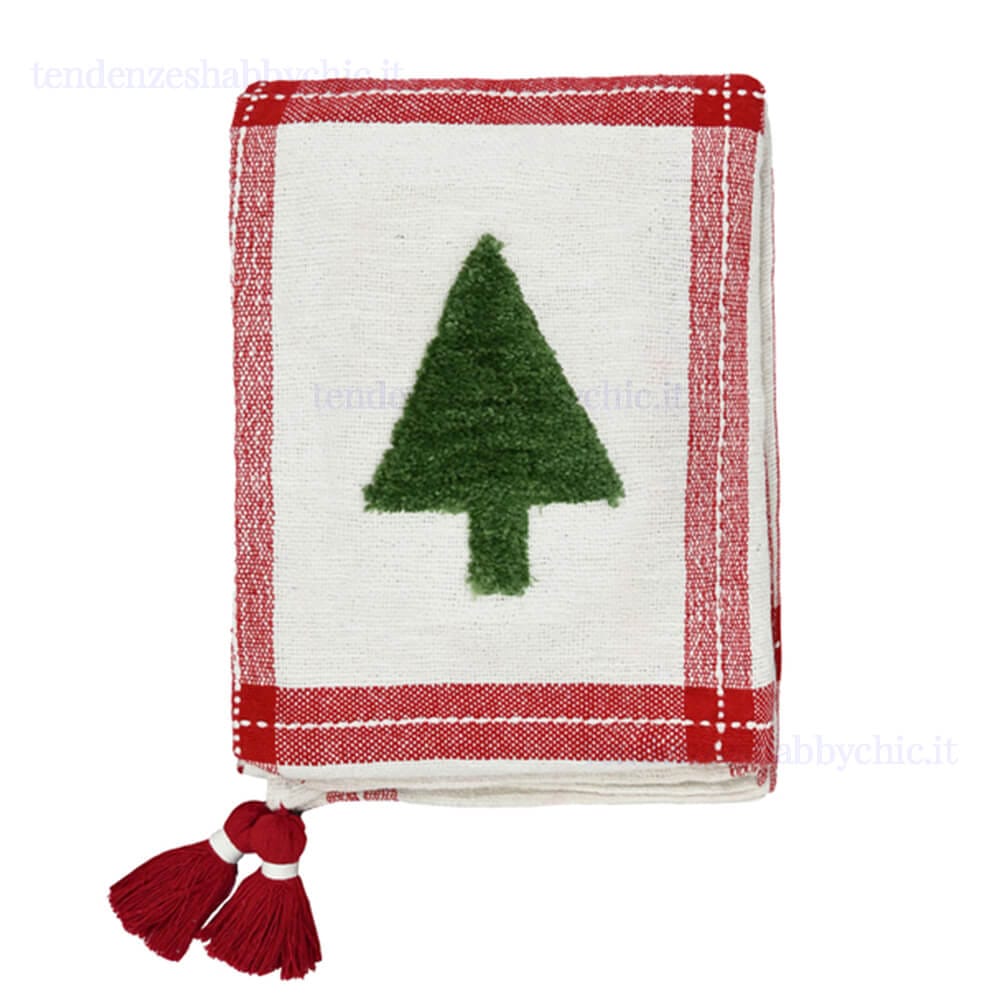 Blanc Mariclò Plaid Albero Natale 130x150 cm Festivity 2 Blanc Mariclò Plaid Albero Natale 130x150 cm Festivity - immagine 2