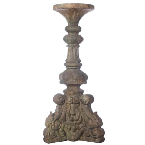 Alternative view of Blanc MariClo’ Porta Candela Resina Effetto Vintage 59 cm