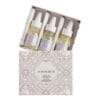 Coffret cadeau Mathilde M avec 3 flacons d'essence parfumée super-concentrée : Sapin Givré, Musc Irisé et Thé de Fête.
