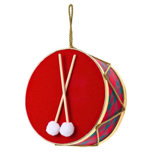 Nuvole di Stoffa Tamburo Decorativo 30x30 cm La Giostra di Amelie