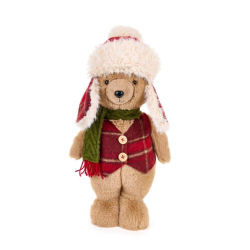 Nuvole di Stoffa Oso de Navidad h 34 cm La Giostra di Amelie