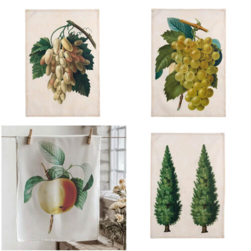 Blanc Mariclo Canovaccio Botanico 50x70 cm