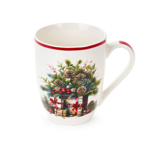 Nuvole di Stoffa Mug Natale con Infusore e Scatola 350 ml - 3