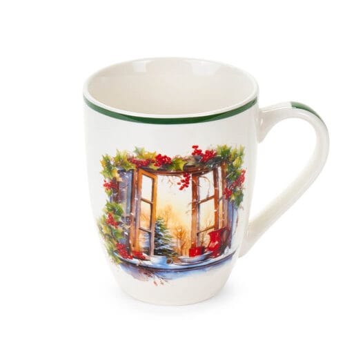 Nuvole di Stoffa Mug Natale con Infusore e Scatola 350 ml - 5