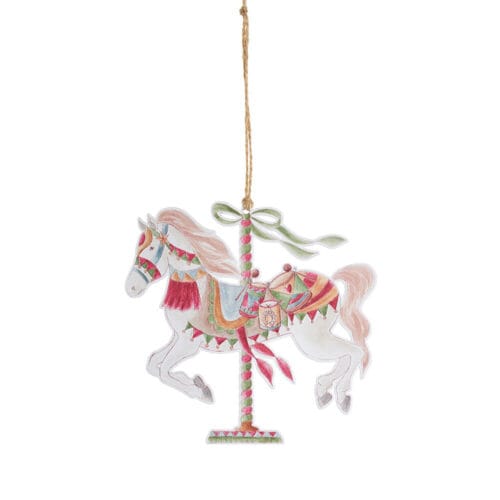 Nuvole di Stoffa Decoración Caballo Metal 11x12 cm Amelie Mod. B
