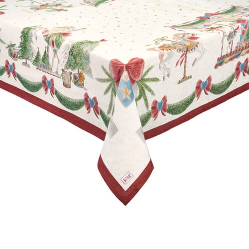 Nuvole di Stoffa Tovaglia Cotone 160x260 La Giostra di Amelie