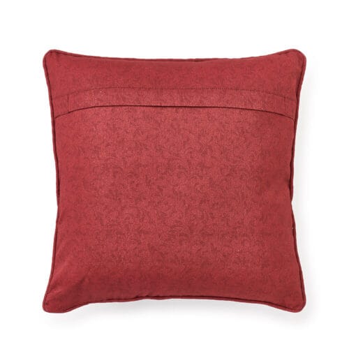 Alternative view of Nuvole di Stoffa Coussin double face Coeur et noeud 40x40 cm