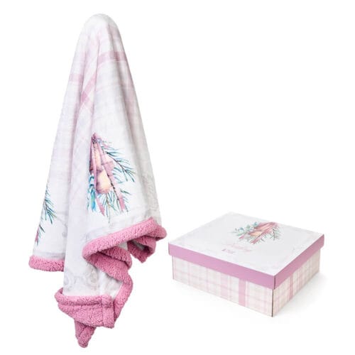 Alternative view of Nuvole di Stoffa Plaid Sherpa Darling 130x160 cm