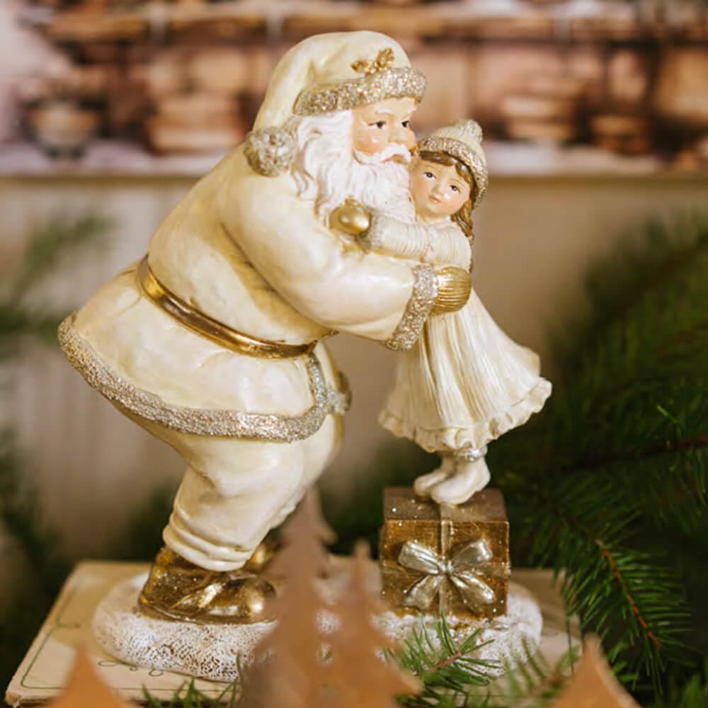 Lenox Decorazione Natalizia Babbo Natale In Porcellana Con 'Ho Ho Ho' - 9.5 Cm