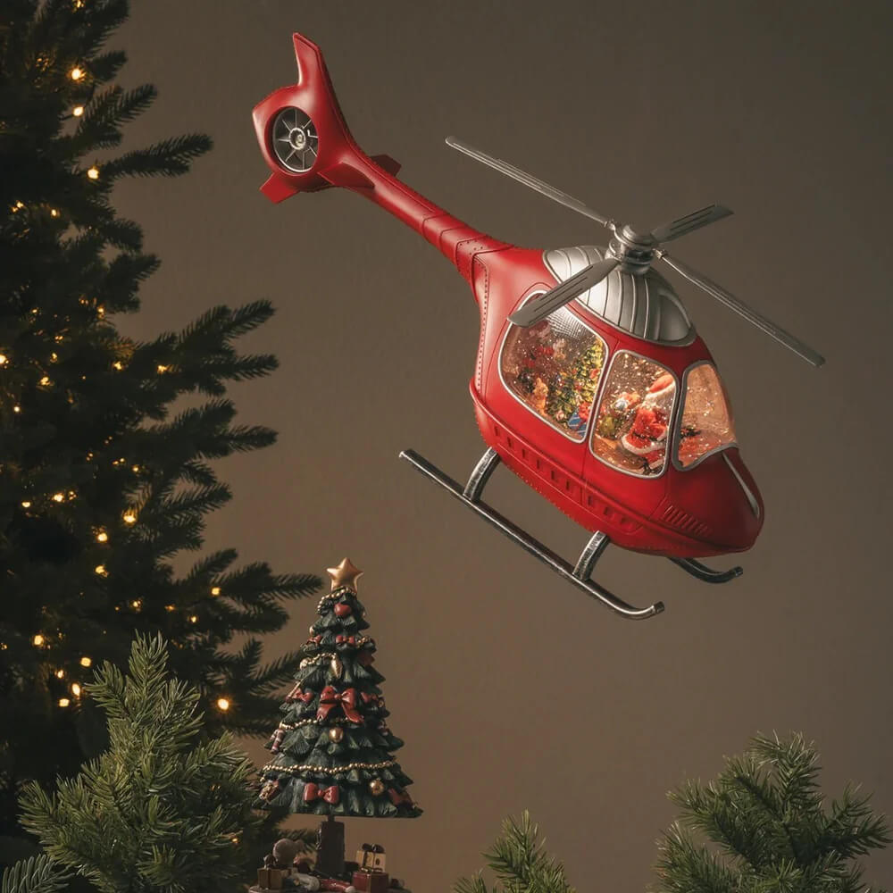 EDG Elicottero Natale LED con Musica H23 cm 2 EDG Elicottero Natale LED con Musica H23 cm - immagine 2