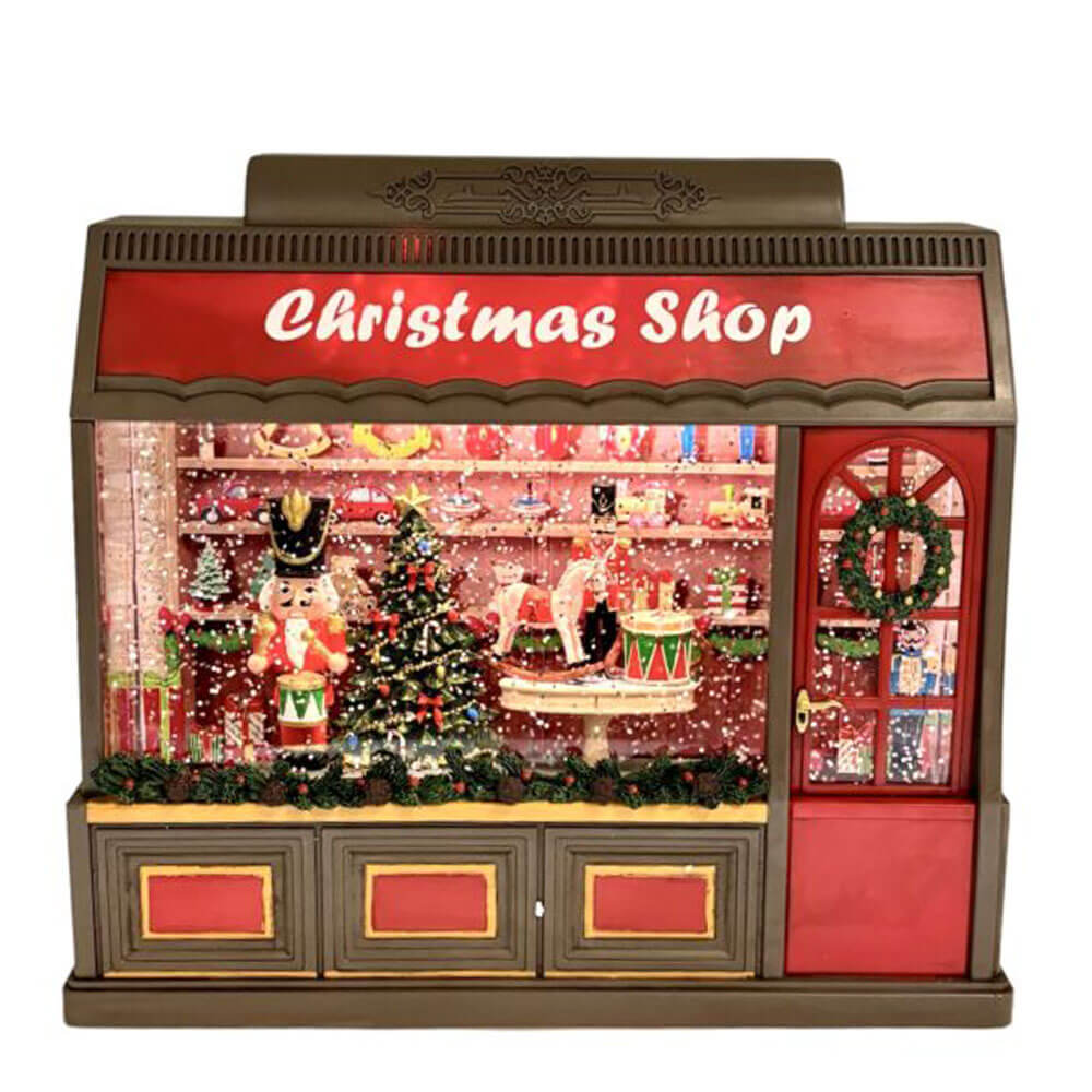 Christmas Shop Carillon LED Glitter 23,8x7,9x21,2H - immagine 2