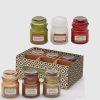EDG Set 6 Candele Incanto H8 cm in Vetro