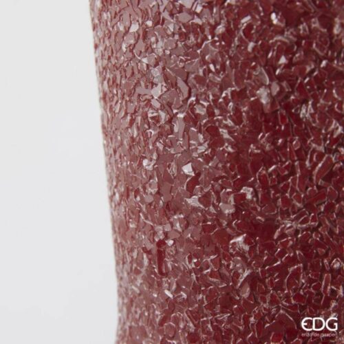 Alternative view of EDG Vaso Anfora Crackle H50 D33 cm Rosa Scuro