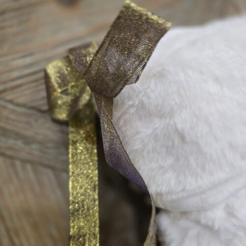 L'Atelier 17 Calcetines de piel Let's Do Xmas Blanco h 43 - Imagen 2