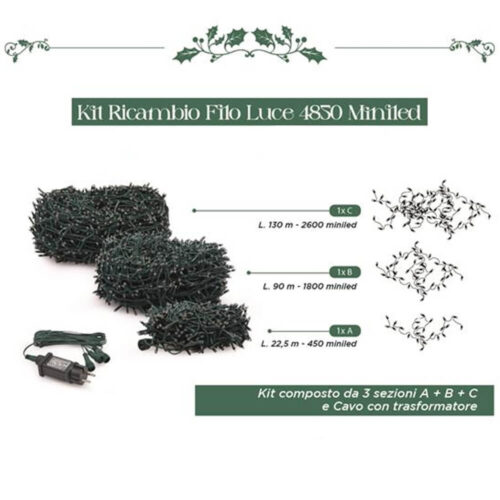 Alternative view of EDG Kit Ricambio Filo Luce 4850 MiniLED