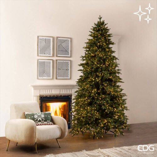 EDG Pino Cristallo H270 cm con 3100 LED + telecomando