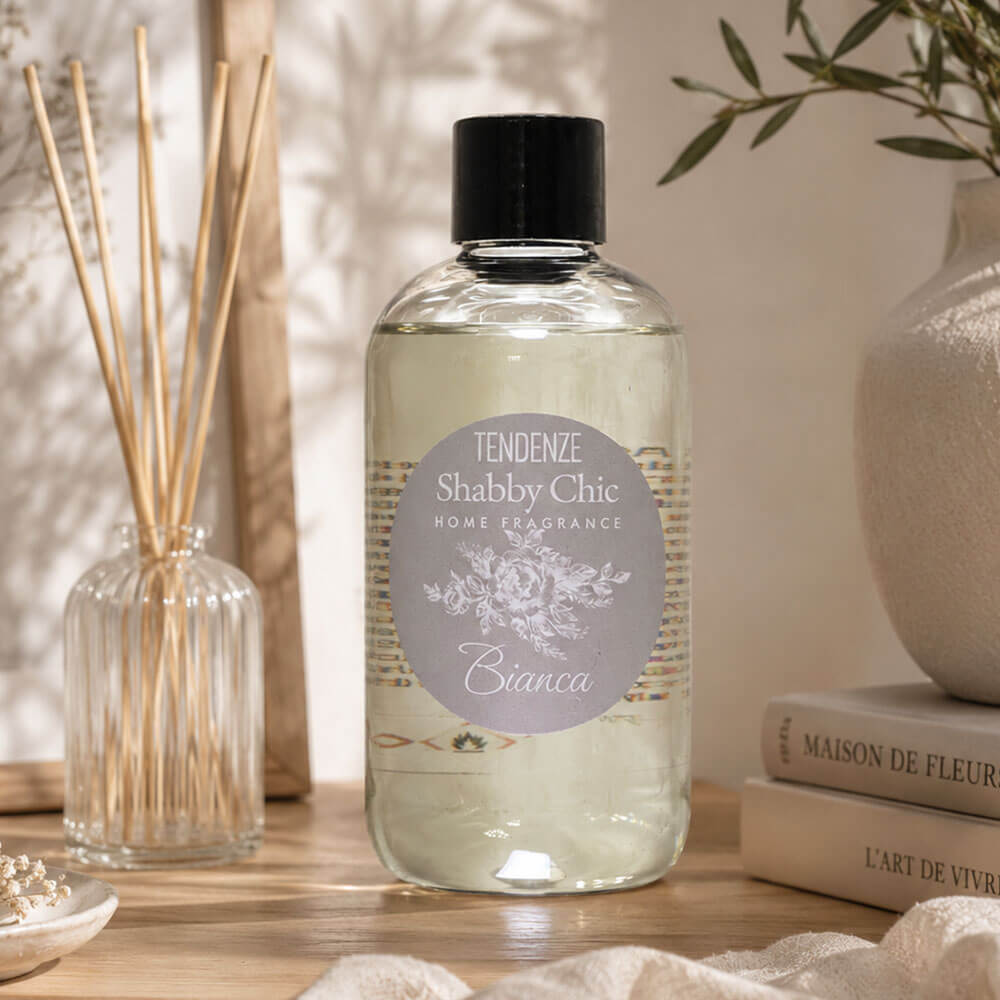 Recharge 250 ml Blanc avec odeur de bois de rose