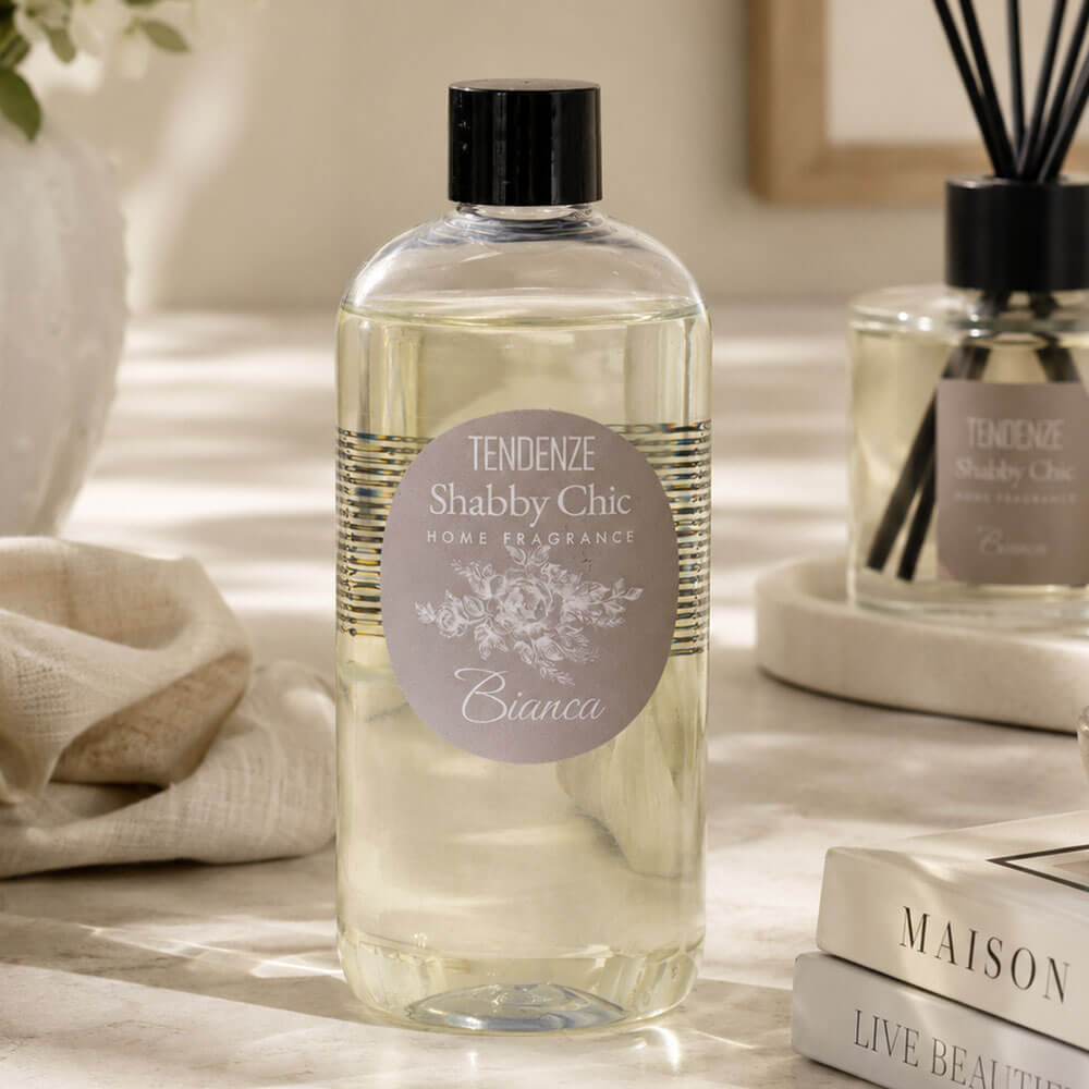 Ricarica per profumi d'ambiente 500 ml Bianca al profumo di rosewood