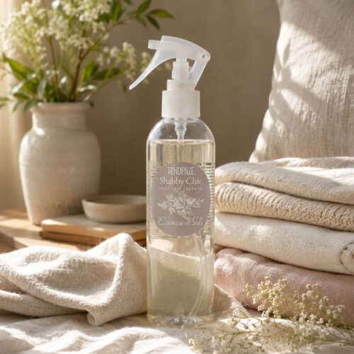 Spray per tessuti 100 ml in pet Essenza di Sole al profumo di fico e rosa