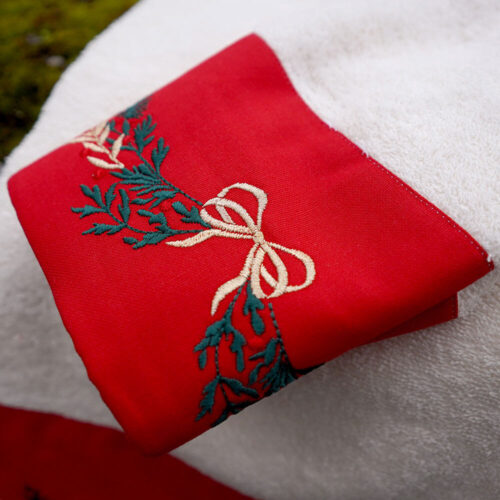 Clodette Set Spugna Fancy Panna con Ricamo 6 spugna fancy panna 3